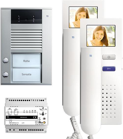 Actual product image TCS Video pack AP 2 PVE1520-0010Residential units w.front-door station AVD 2