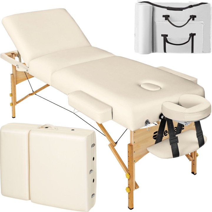 Actual product image tectake 3 zones massage couch