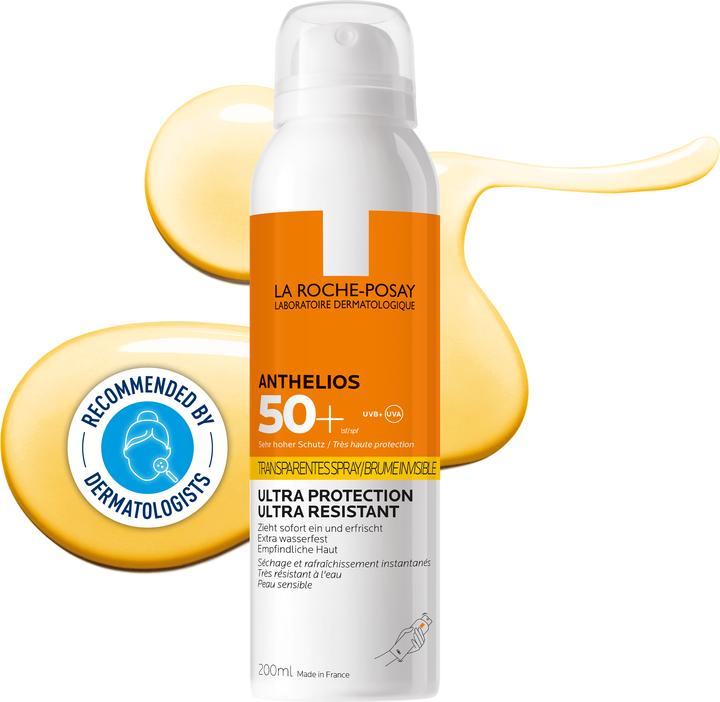 Produktbild La Roche Posay Anthelios Transparentes Spray Ultraleichtes Sonnenschutz-Spray (Sonnenspray, SPF 50+, 200 ml, 198 g)
