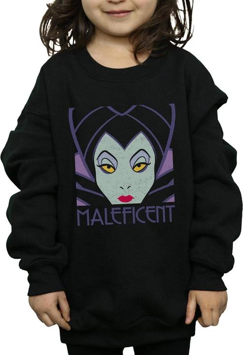 Produktbild Disney Maleficent Cropped Head Sweatshirt Mädchen (140, 146)