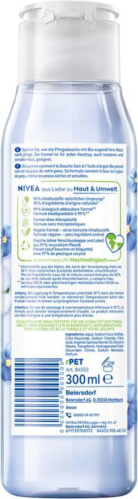 Actual product image NIVEA Natural Balance Cotton Flower Fragrance & Organic Argan Oil (300 ml)