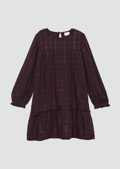 Actual product image S.Oliver Kleid Viskose-Kleid mit Volants und Glitzerdetails (110)