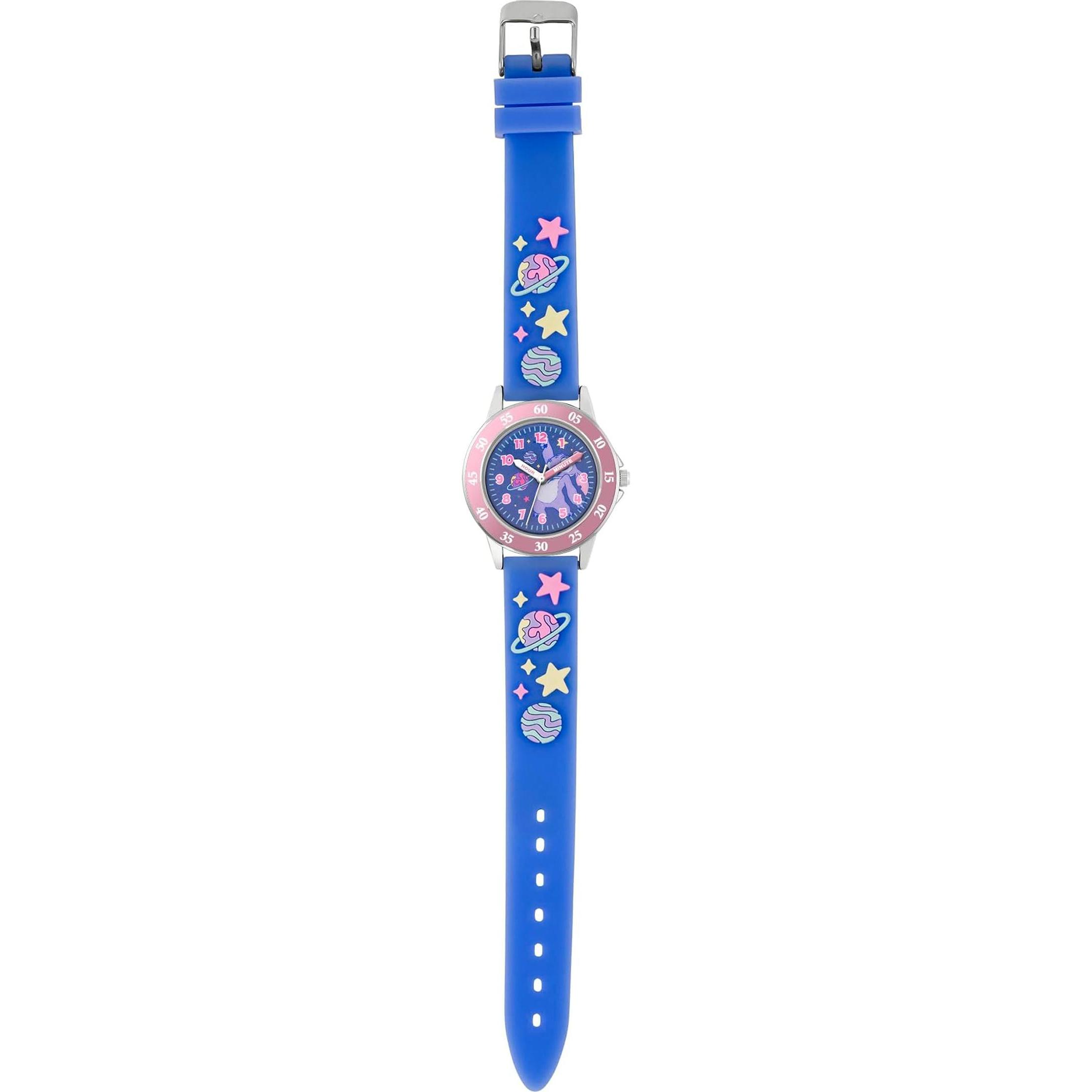 Thumbnail - Disney, Armbanduhr, Stitch Time Teacher LAS9020 Armbanduhr, analog, Galaxiearmband, Violett, violett, Modern, Violett, (...