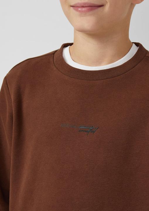 Produktbild s.Oliver Sweatshirt Sweatshirt mit Rücken- und Frontprint im Regular Fit (158, 164)