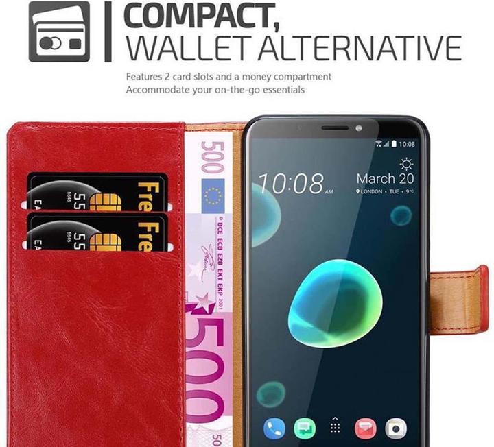 Actual product image Cadorabo Book Luxury Cover (HTC Desire 12+)