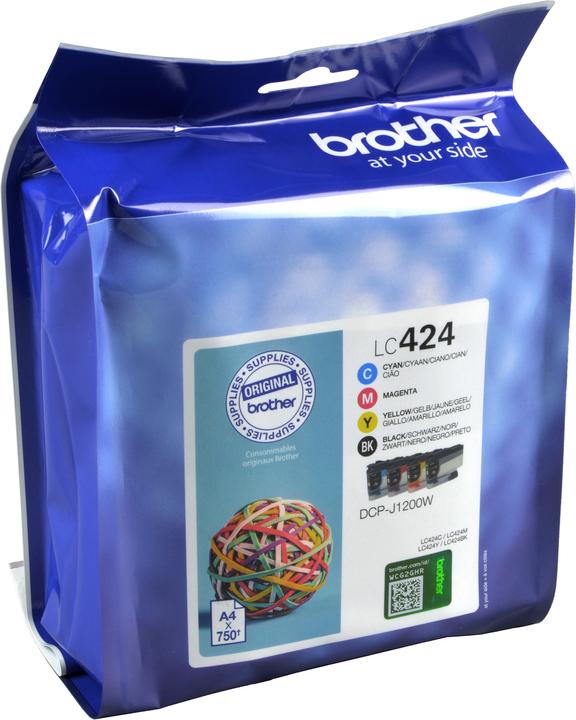 Image du produit Brother LC-424VAL Jeu de cartouches d'encre (M, CF, C, Y)