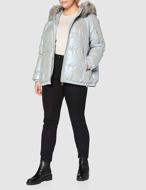 Actual product image Geox Metallic Maxi-Bomber with Oversized Fit and Breathable Technology (50)