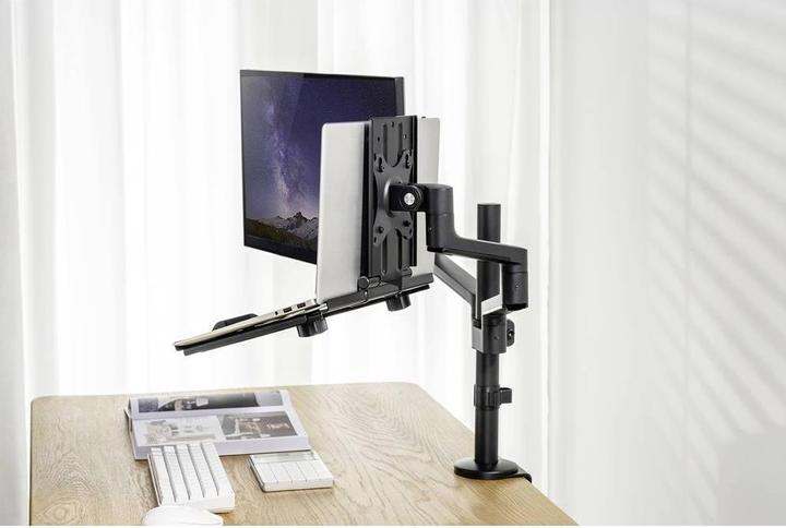 Image du produit myWall Supports réglables pour adaptateur d'ordinateur portable pour les fixations de moniteur
