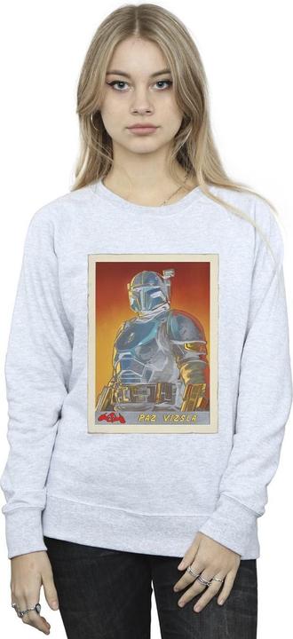 Produktbild Star Wars The Mandalorian Paz Vizla Card Sweatshirt (L)