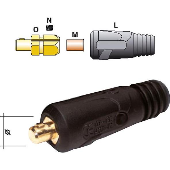 Magni, Schweissgerät Zubehör, Steckerteil Standard 35-50 qmm