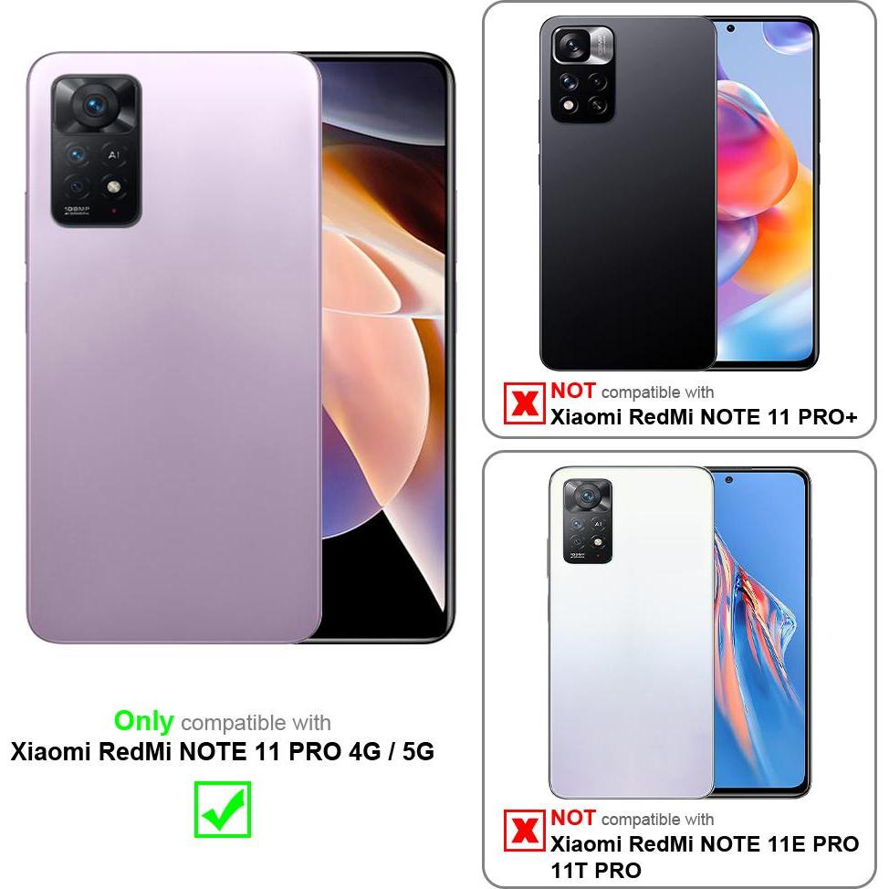 Thumbnail - Cadorabo Universale Schutzhülle Tasche mit Gürtelclip (Xiaomi Redmi Note 11 Pro, Xiaomi Redmi Note 11 Pro 5G), Smartphon...