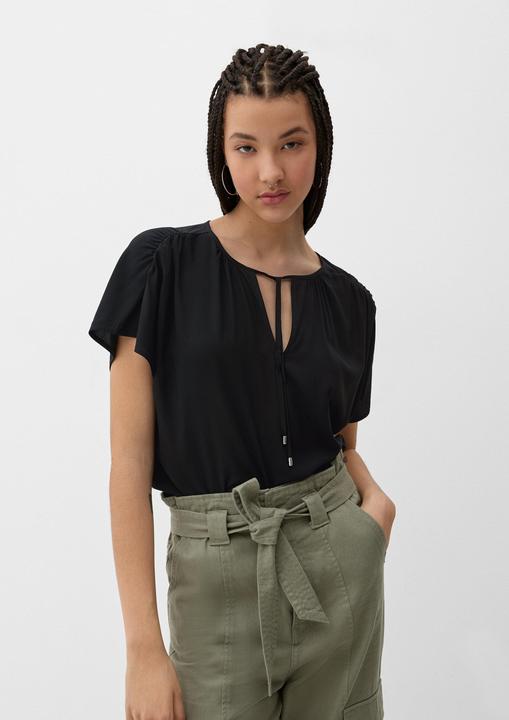 Actual product image s.Oliver Bluse Viskosebluse mit Raffung (32)
