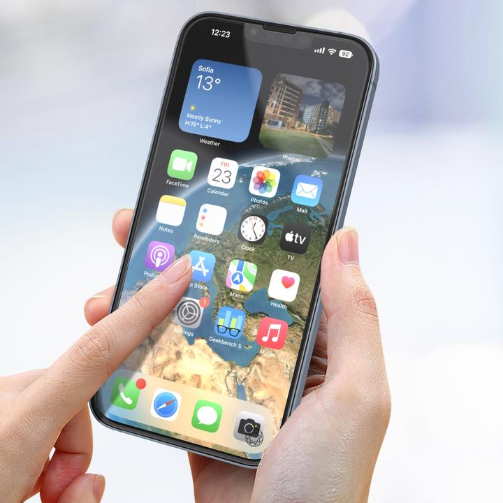 Produktbild Bigben Connected Displayschutz aus Glas (1 Stück, Apple iPhone 13 Pro Max, Apple iPhone 14 Plus)