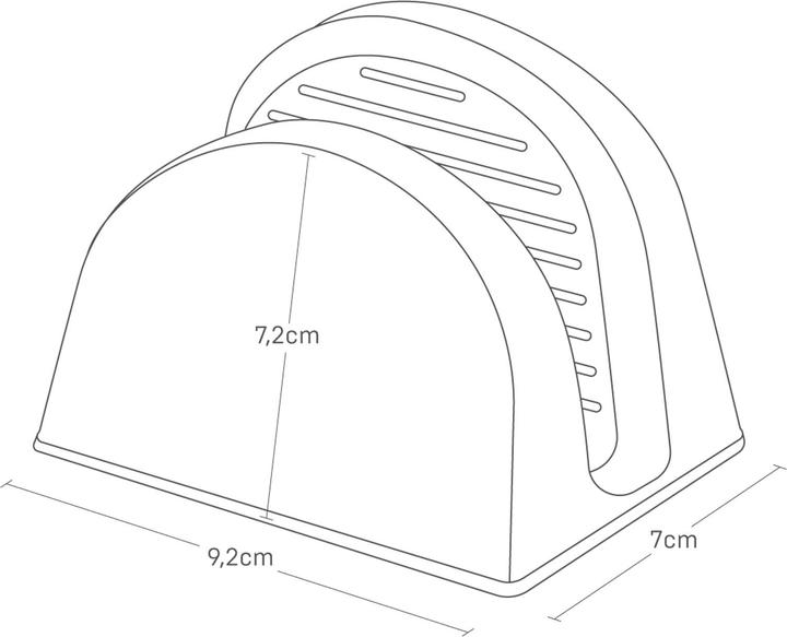 Actual product image Yamazaki Magnetic silicone potholders (set of 2) TOWER (Plastic)