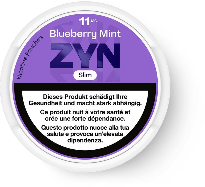 Zyn Slim Blueberry (Sacchetti di nicotina, 11 mg)