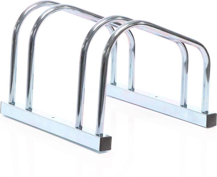 Actual product image Toboli Bicycle Stand for 2 Bikes Multiple Rack Made of Galvanised Steel for Indoor and Outdoor