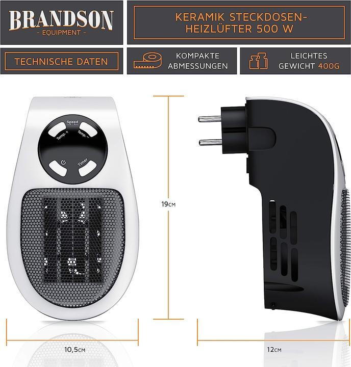 Image du produit CSL Aérotherme (500 W)