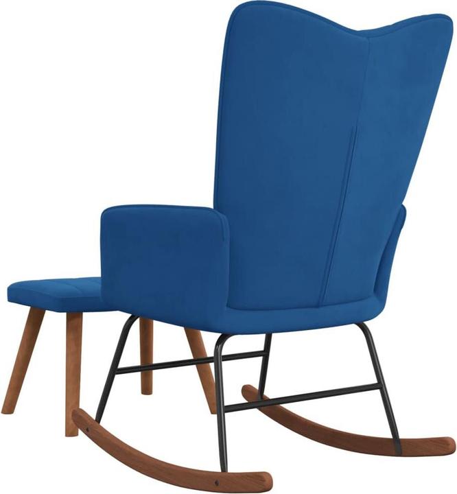 Produktbild vidaXL Schaukelstuhl mit Hocker