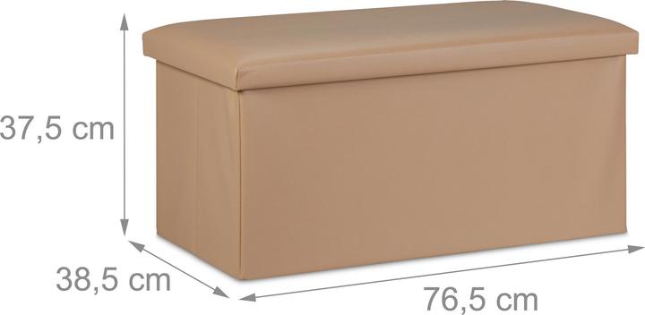 Actual product image Relaxdays Storage Bench (76.50 cm)