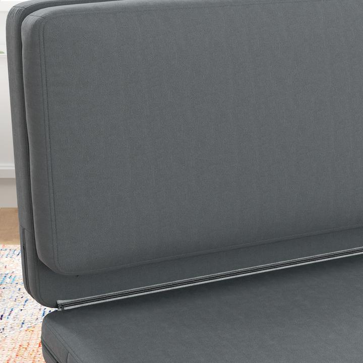 Produktbild Homcom Bodensofa Polyester, Schaumstoff Dunkelgrau