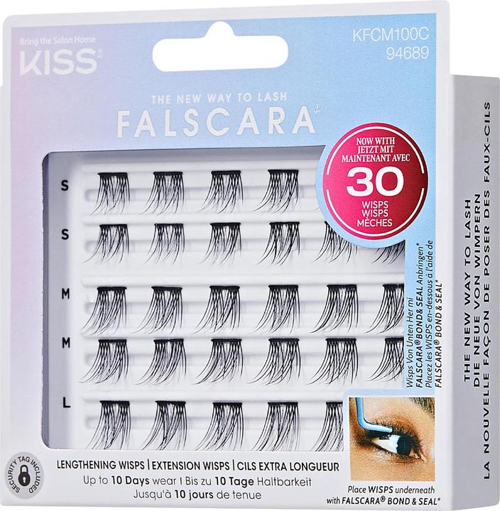 Actual product image KISS Lashes - Falscara Eyelash - Wisp Multi 01 (Artificial eyelashes)