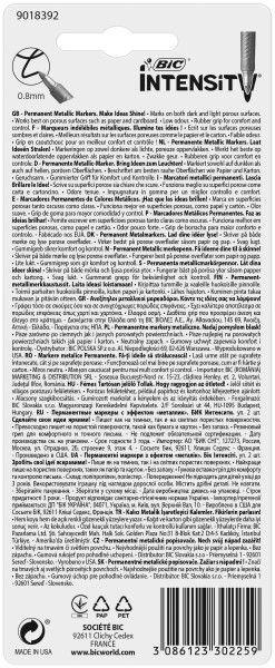 Immagine prodotto Bic Marcatore permanente oro e argento (1x)