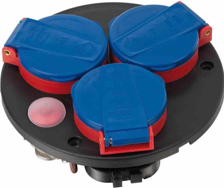 Actual product image Brennenstuhl Socket insert mounting plate (3x, CEE 7/3)