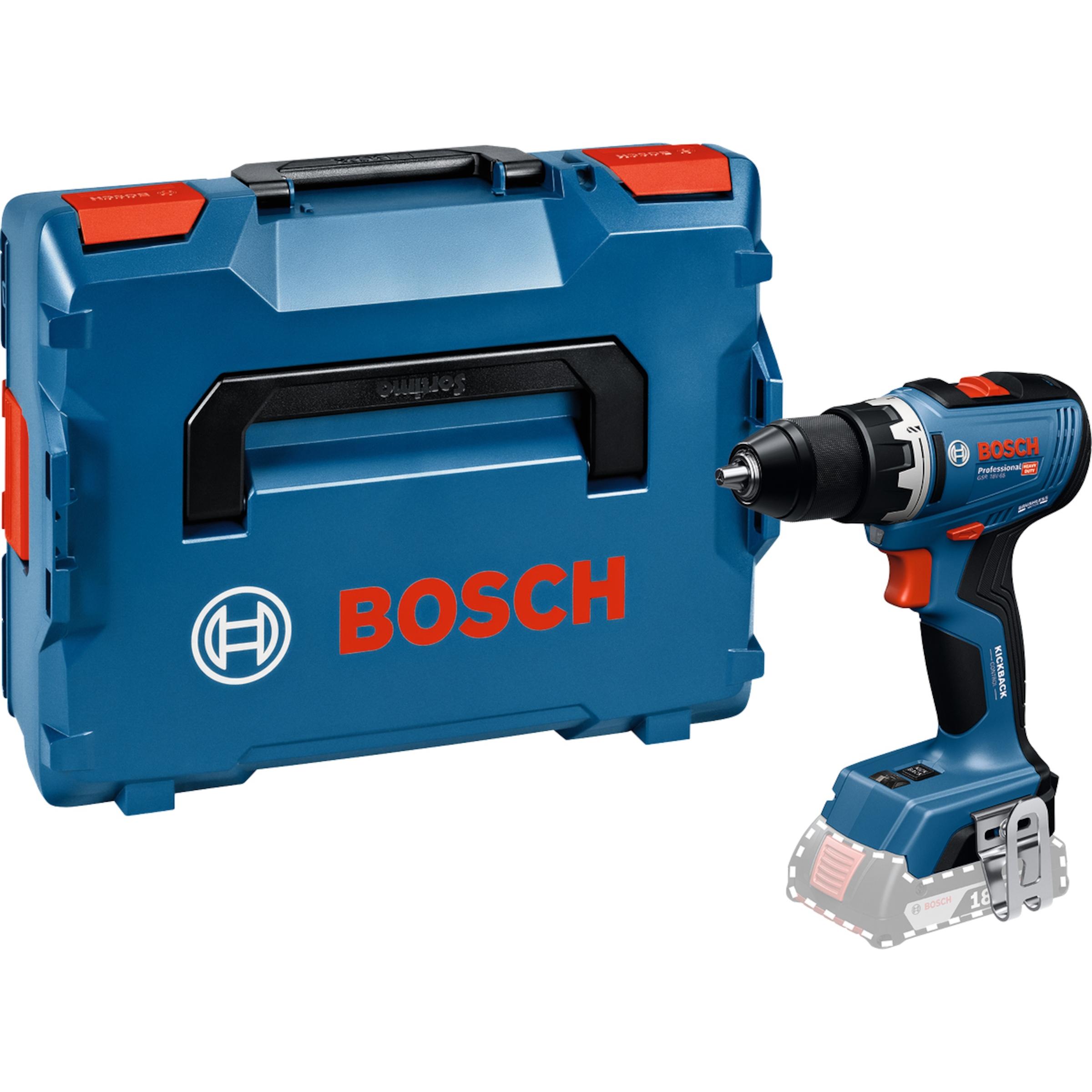 Bosch Professional, Trapano + Avvitatore a batteria, GSR 18V-65 solo
