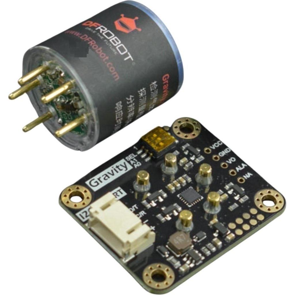 DFRobot Sensore di gravità PH3 al fosfene I2C e UART, Scheda + Kit di sviluppo