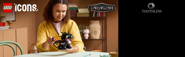 Produktbild LEGO Drachenzähmen Leicht Gemacht: Ohnezahn (LEGO Icons)