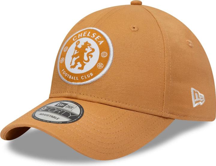 Produktbild New Era 9Forty Adjustable Cap - FC Chelsea wheat beige