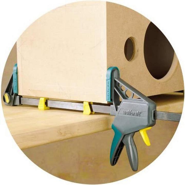 Produktbild wolfcraft 1 EHZ - Einhandzwinge PRO 100/700mm (700 mm)