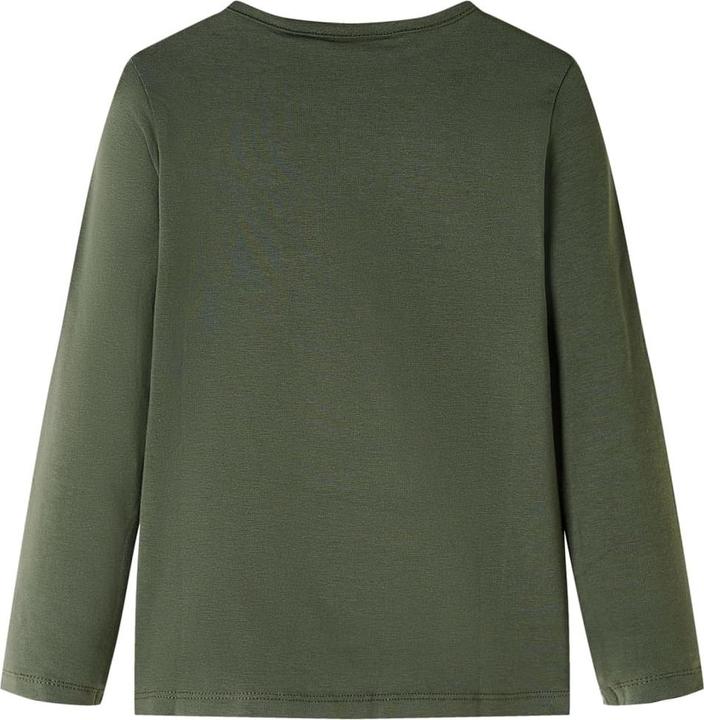 Produktbild vidaXL Kinder-Langarmshirt Khaki 104,Material: 95 % Baumwolle. 5