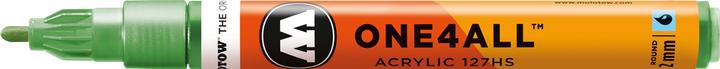 Actual product image Molotow Permanent marker One4All 127 HS refillable 2mm metallic light green (metallic light green, 2 mm, 1 x)