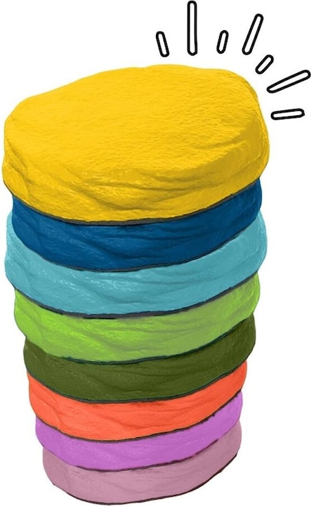 Actual product image Alldoro Soft balancing stones