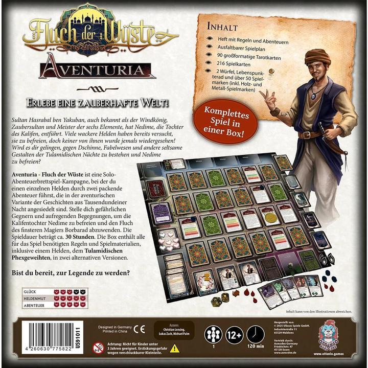 Produktbild OTTD0008 - Aventuria - Fluch der Wüste (Deutsch, 1 Spieler)