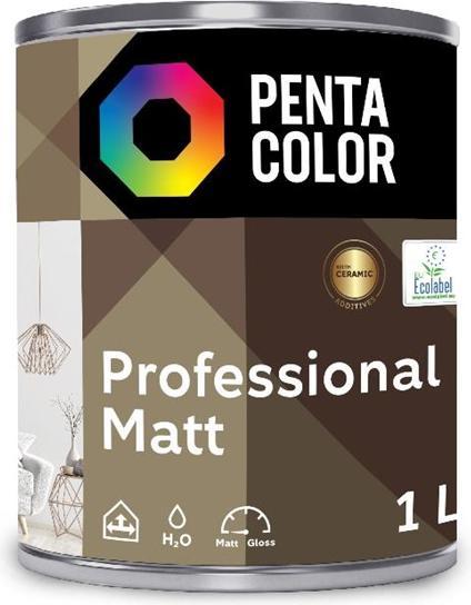 Productafbeelding Pentacolor Emulsieverf Professioneel Mat Wit (1000 ml)