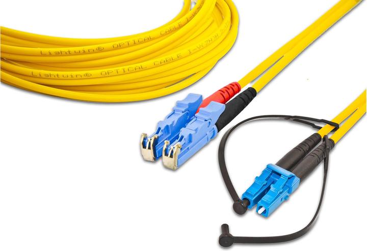 Produktbild Lightwin LWL-Patchkabel LSH-LC, Singlemode, Duplex, 10m (10 m)