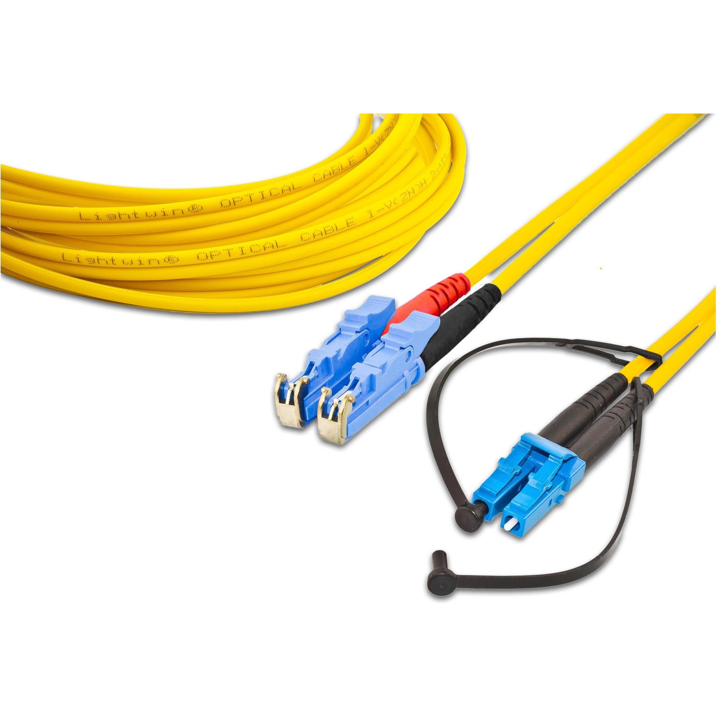 Lightwin LWL-Patchkabel LSH-LC, Singlemode, Duplex, 10m (10 m), Netzwerkkabel