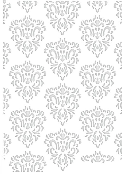 Produktbild Pronty Crafts Schablone "Barock Muster", A5