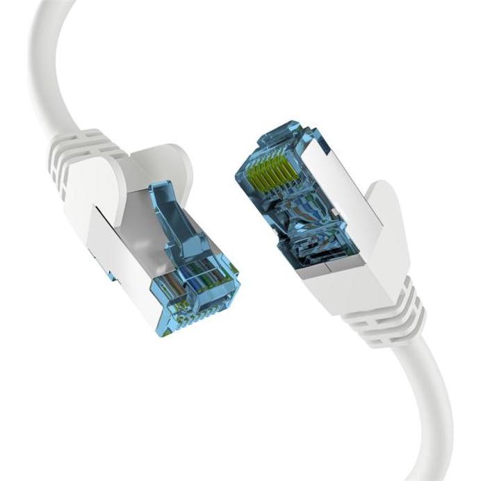 M-Cab CAT7 BIANCO 5M CAVO GREZZO RJ45 (S/FTP, CAT7, 5 m), Cavo di rete