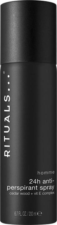 Actual product image Rituals Homme Collection 24h Anti-Perspirant Spray 200 ml (Spray, 200 ml)