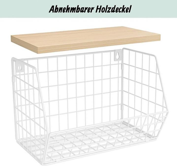 Actual product image Relaxdays Obstkorb Wandregal