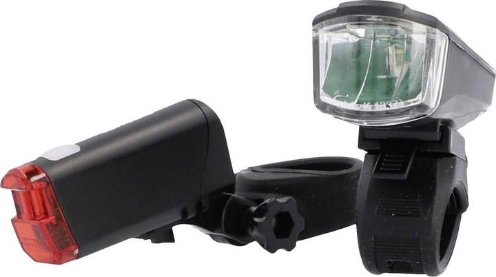 Fischer Set di illuminazione per biciclette