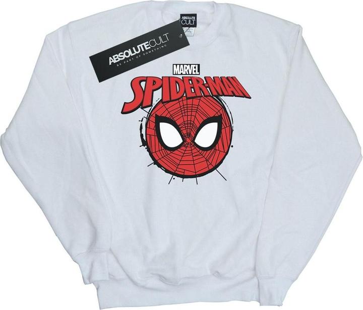 Produktbild SpiderMan Logo Head Sweatshirt Mädchen (140, 146)