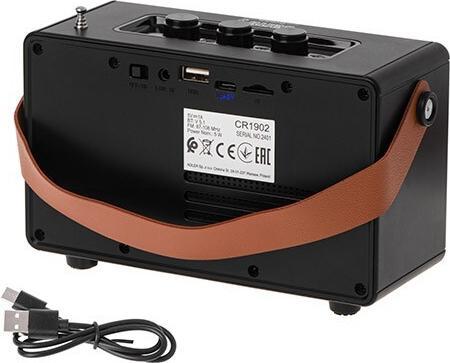 Image du produit Camry Haut-parleur avec radio | CR 1902 B | 5 W | Bluetooth | Noir | Connexion sans fil (5 h, Fonctionnement sur batterie)