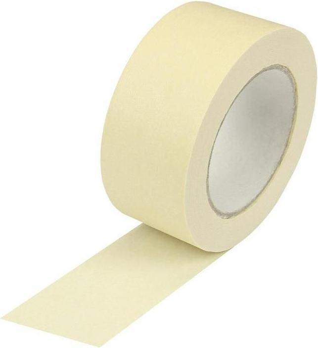 Image du produit Transpak Ruban crêpe largeur 50mm longueur 50m épaisseur 125µ chamois crêpe plat longueur 50 m largeur 50 mm (50 mm)