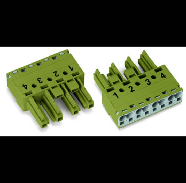Actual product image Wago 770-264/073-000 Socket part Kod.B 4P. 2L light green