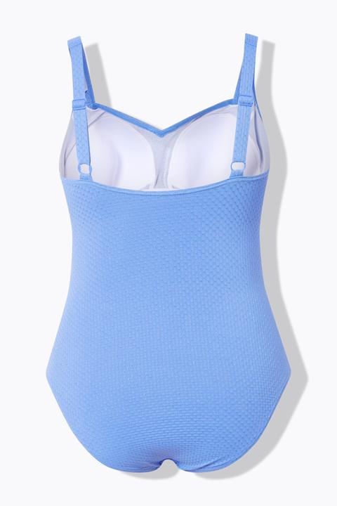 Produktbild Ulla Popken Badeanzug, Metallic, Softcups, Powermesh-Vorderfutter (56)