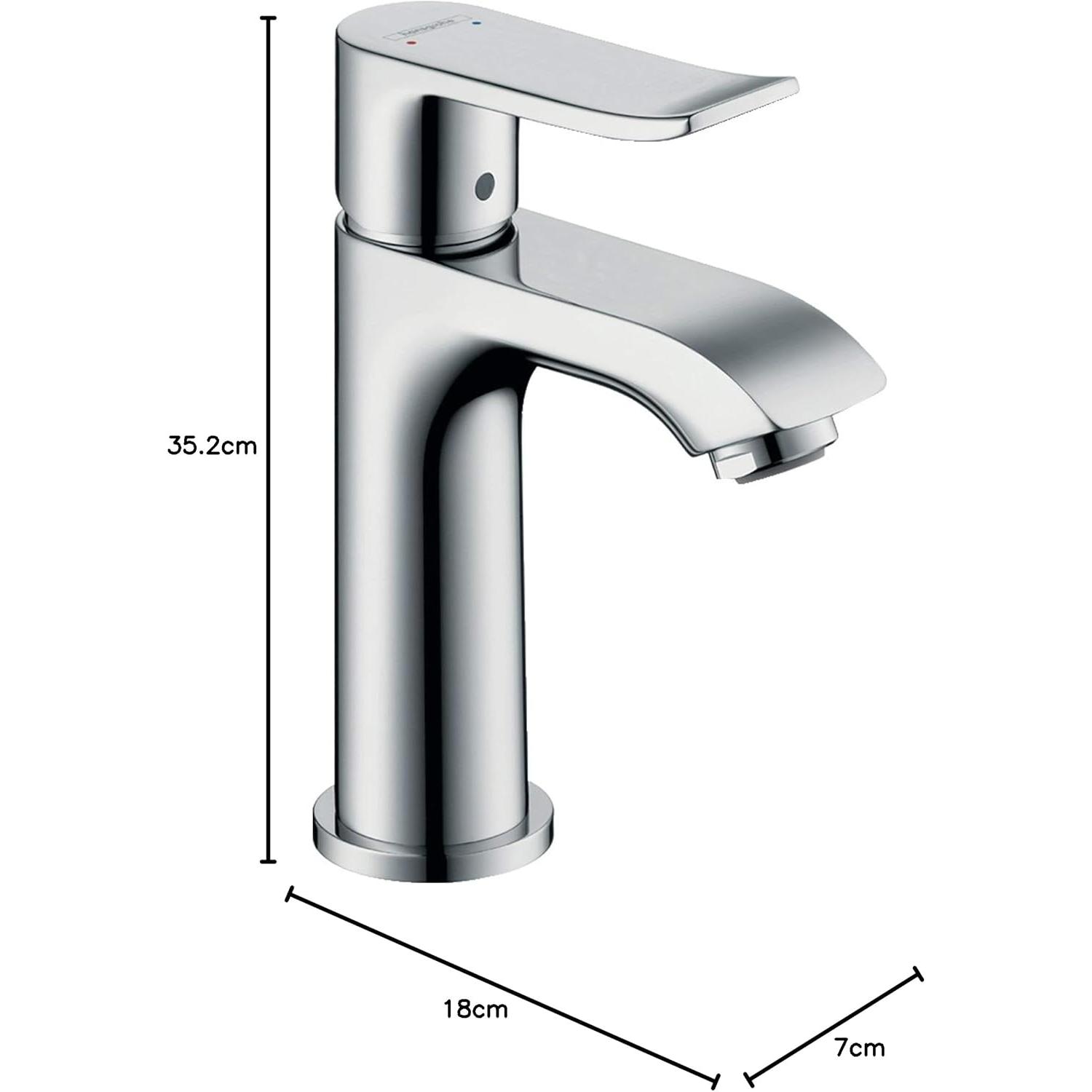 hansgrohe, Badarmatur, Metris Chrom